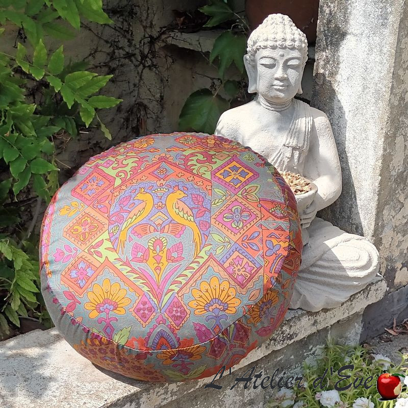 Popular Handicrafts Housse de coussin de sol Mandala - Housse de