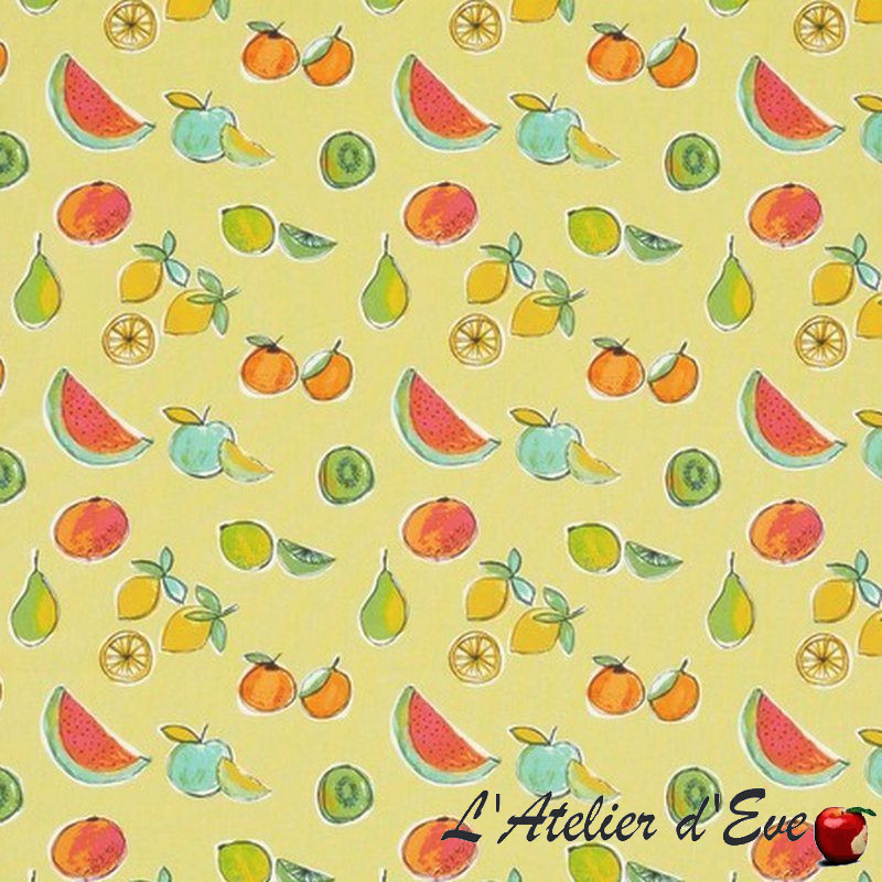 Toile cirée motif fruits