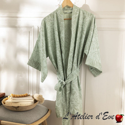Le Jacquard Français cotton/linen "Charmilles" kimono