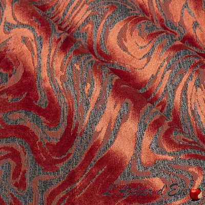 Thevenon "Clyde" velvet jacquard fabric