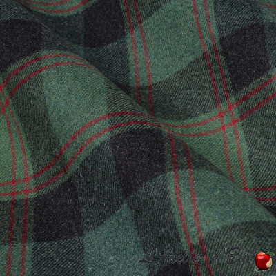 Tissu carreaux non feu "Tartan" Thevenon