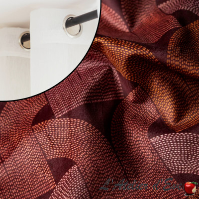 Velvet fabric "Les Arcs" Thevenon