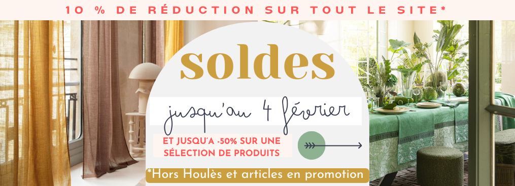 10% de réduction sur tout le site hors articles en promotion et houlès